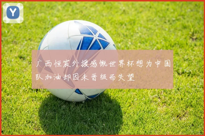 广西恒宸外援感慨世界杯想为中国队加油却因未晋级而失望